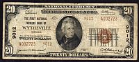 Wytheville, Virginia, Ch.#9012, First National Farmers Bank, 1929T2 $20, VF[20] A002723